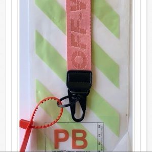 Off white inspired key chain